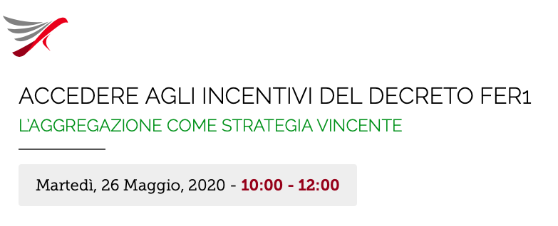Accedere agli incentivi del decreto FER1. L’aggregazione come strategia vincente